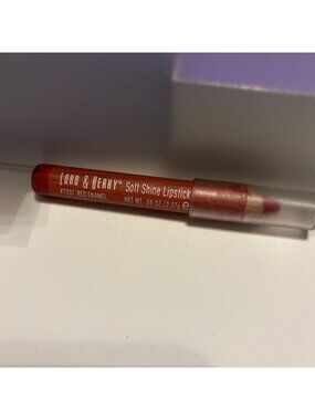 Lord & Berry Soft Shine Lipstick #7207 Red Enamel  .09 New Rare Find See Picture